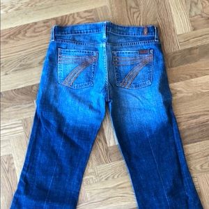 7 For All Mankind Flare Jeans! Size 29!